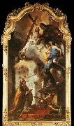 TIEPOLO, Giovanni Domenico Pope St Clement Adoring the Trinity oil painting reproduction